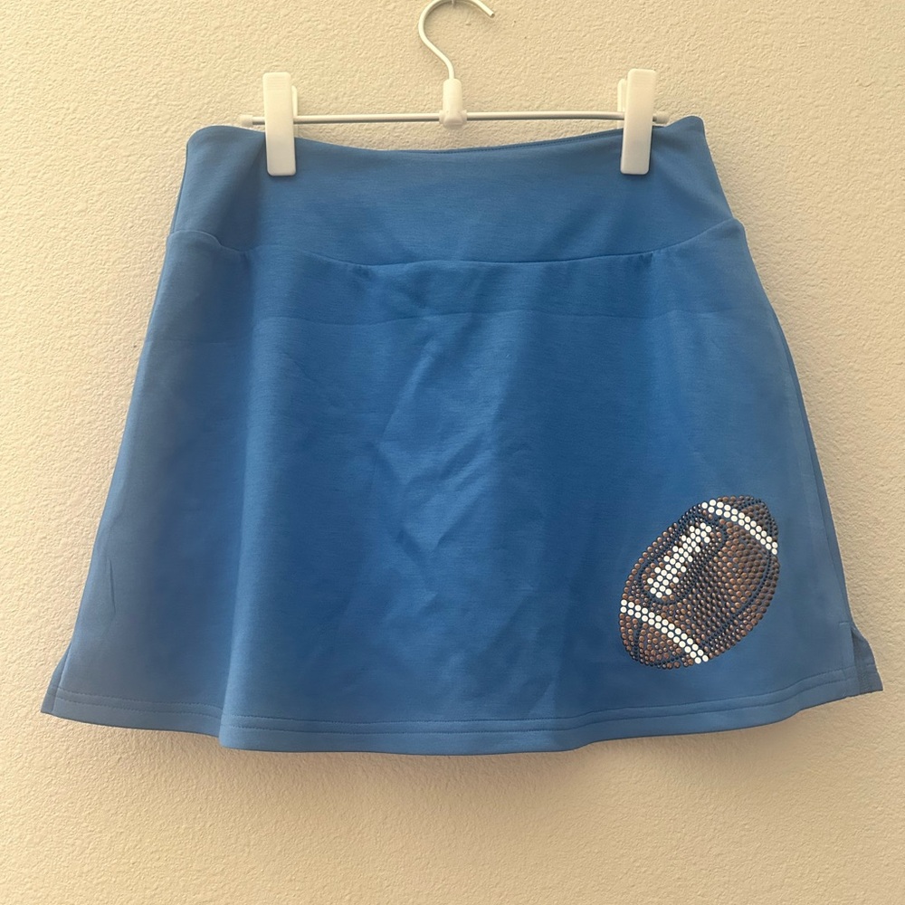 BRAND NEW • JUDITH MARCH • ROYAL BLUE QUEEN OF THE FIELD SKIRT • SIZE S GAMEDAY - Picture 2 of 2